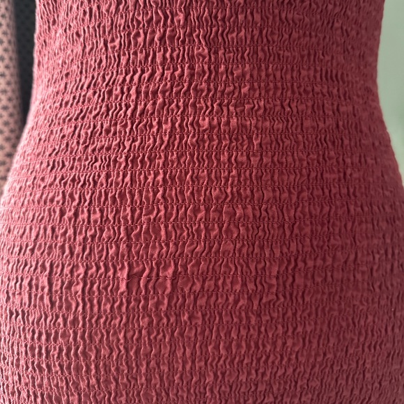 Abercrombie & Fitch Mini Beach Dress - Dark Pink - Picture 3 of 5